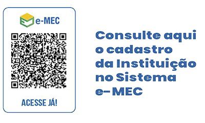 QR Code e-MEC - Consulte o cadastro da Instituição